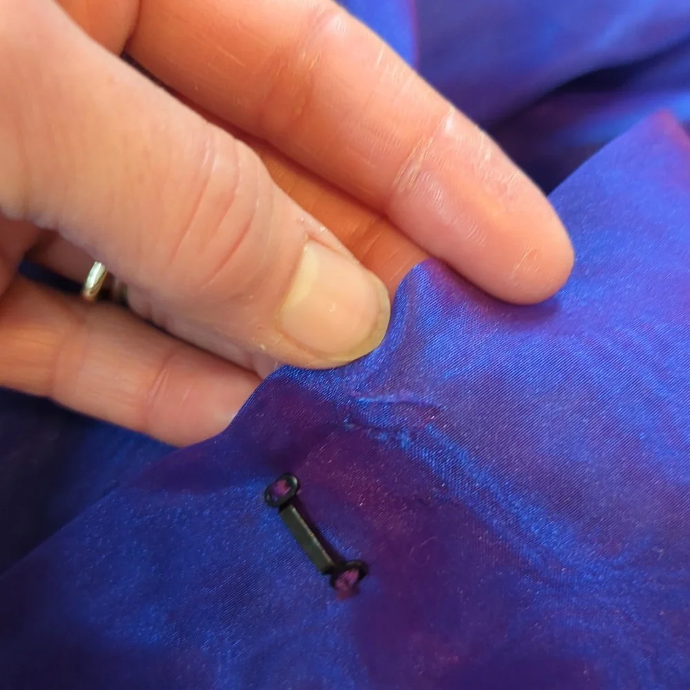 Iridescent Vintage Cocktail Dress - Picture 6 of 7